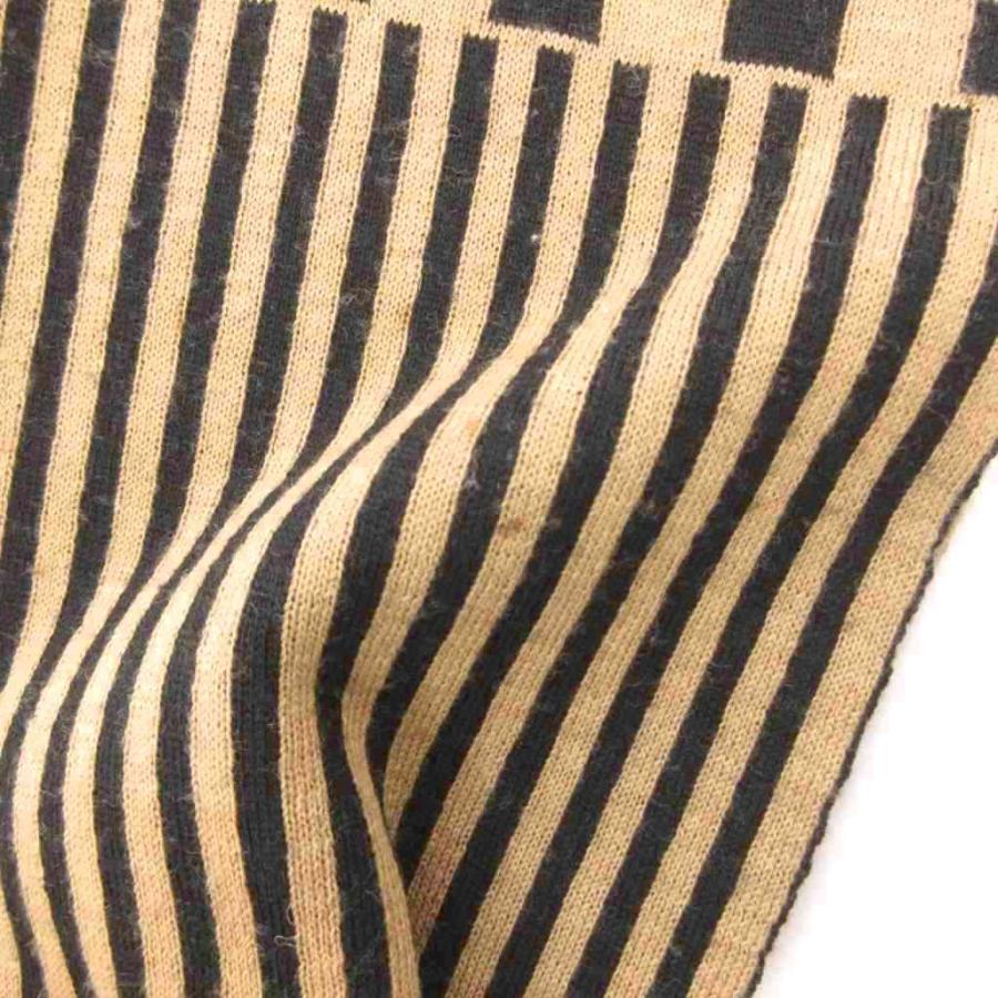【FENDI / フェンディ】マフラー ズッカ柄 ベージュ系 FENDI（フェンディ） ストール マフラー ズッカ柄 バイカラー ベージュ