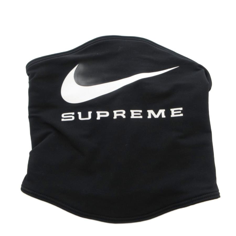 NIKE（ナイキ） ×Supreme ネックウォーマー スヌード ロゴプリント 黒