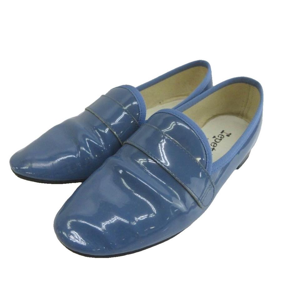 レペット Repetto マイケル Michael ローファー 牛革 エナメル 36 22.5