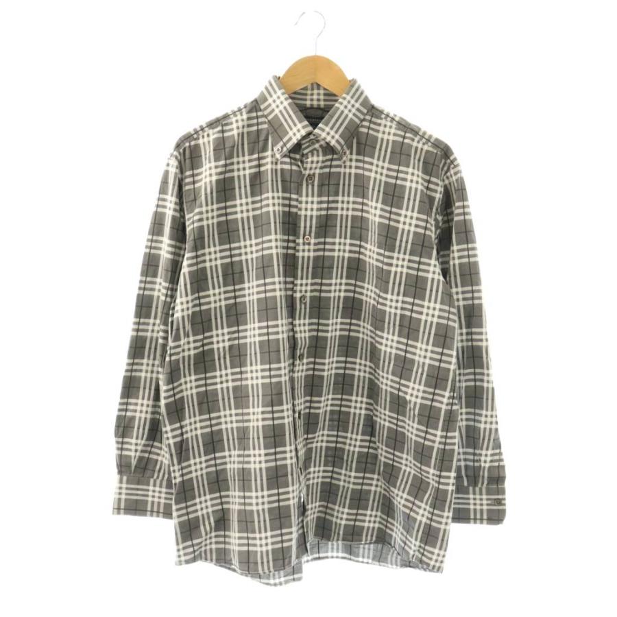 バーバリー ロンドン BURBERRY LONDON シャツ 長袖 チェック 大きい 