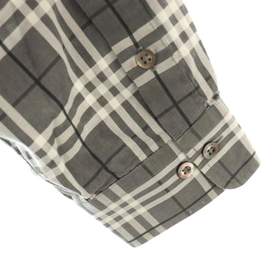 バーバリー ロンドン BURBERRY LONDON シャツ 長袖 チェック 大きい