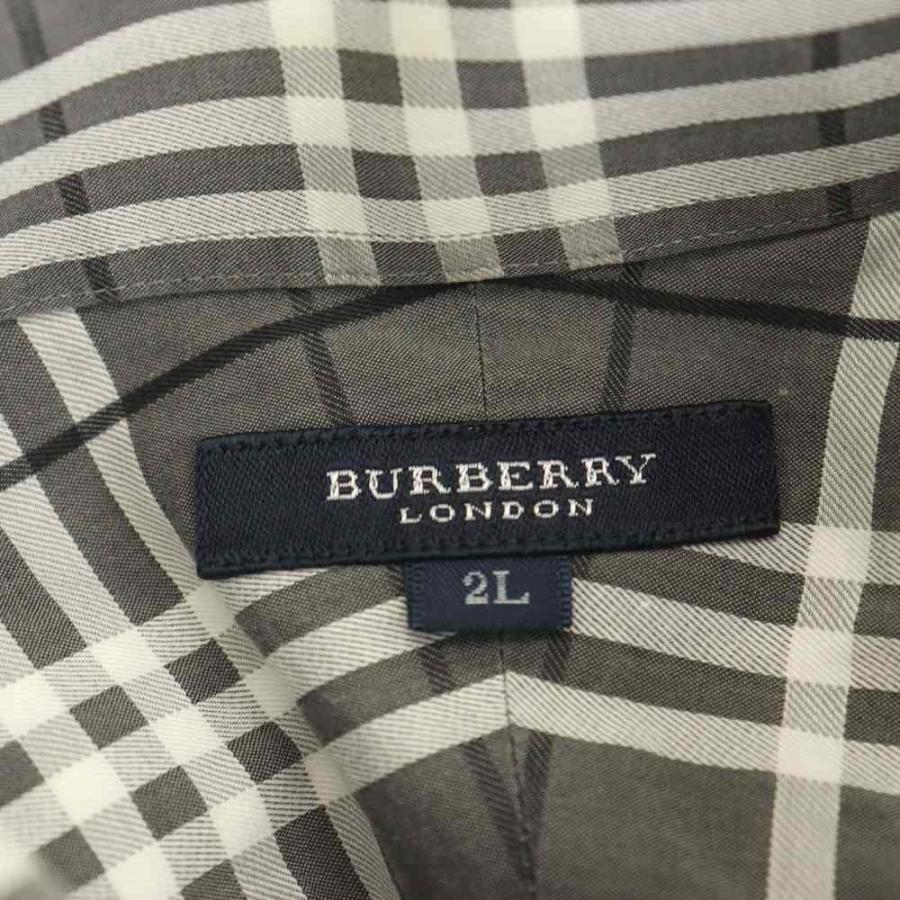 バーバリー ロンドン BURBERRY LONDON シャツ 長袖 チェック 大きい