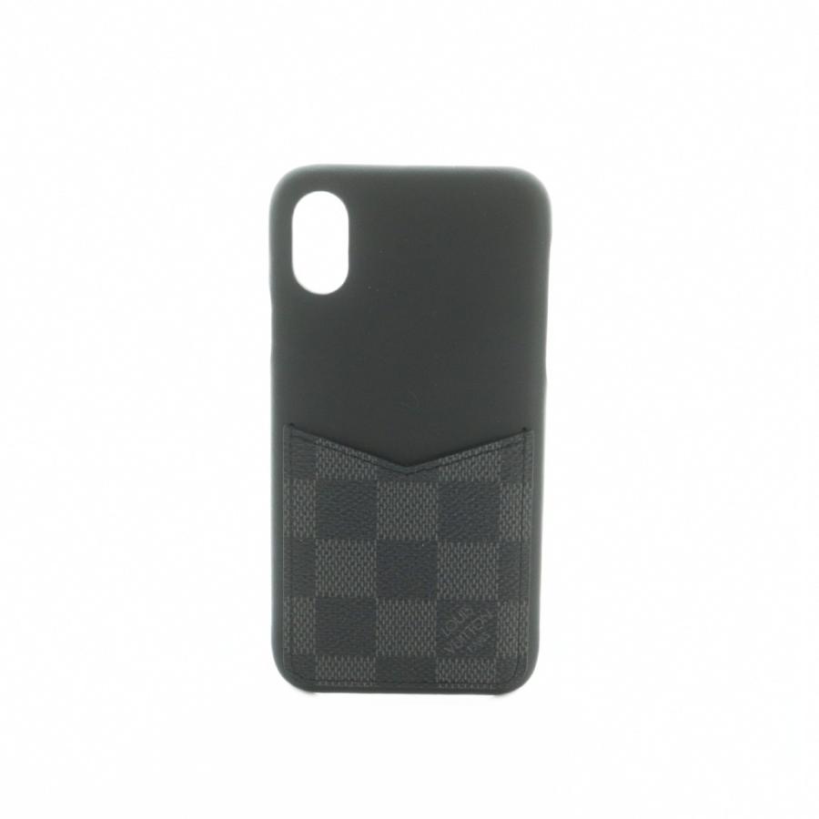 【美品】ルイヴィトン★スマホケース　ダミエ　グラフィット　小物ケース LOUIS VUITTON（ルイ・ヴィトン） LOUIS VUITTON iPhoneX/Xs用