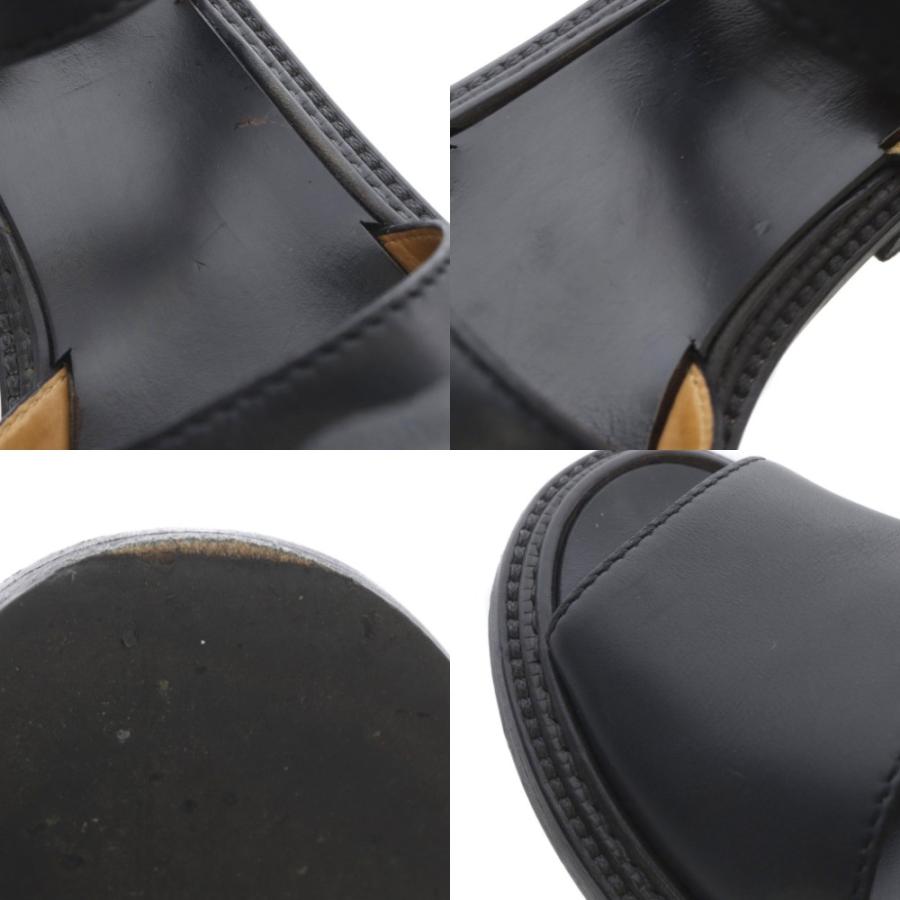 チャーチ church's サンダル レザー 本革 35 22cm 22.5cm 黒 ブラック