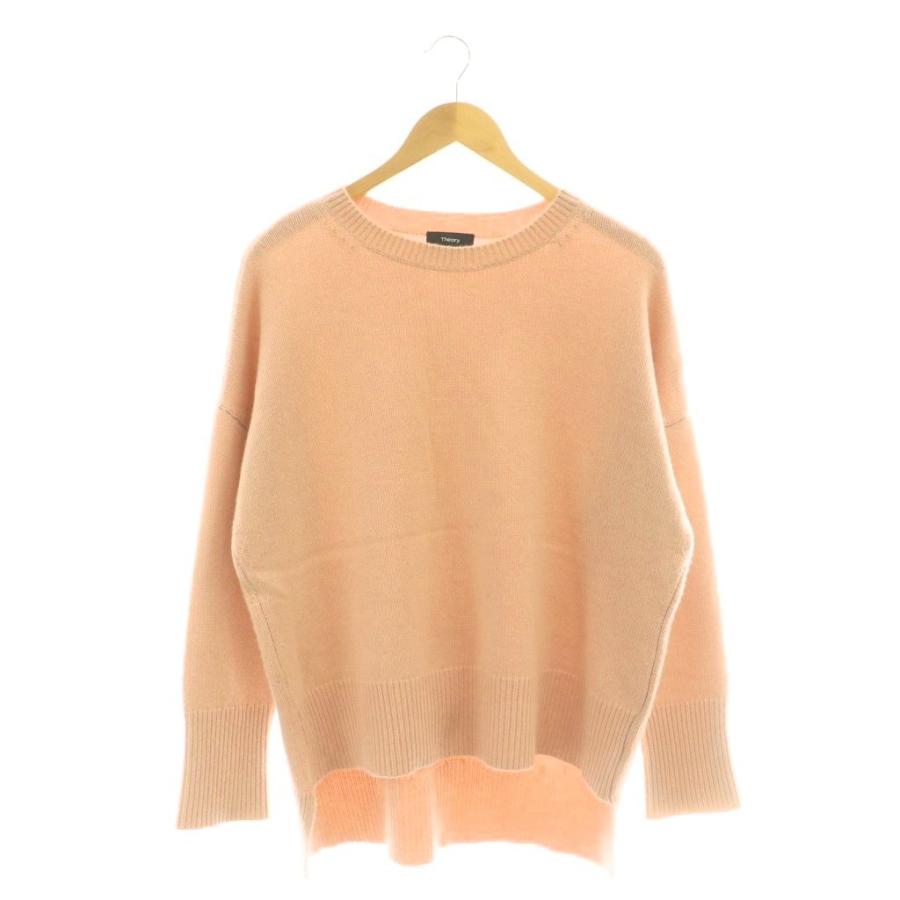 セオリー theory 19AW カシミヤ ニット セーター S ピンク ● theory（セオリー） ニット セーター プルオーバー 長袖 カシミヤ S