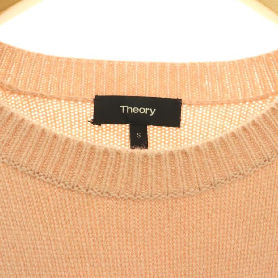 セオリー theory 19AW カシミヤ ニット セーター S ピンク ● theory（セオリー） ニット セーター プルオーバー 長袖 カシミヤ S