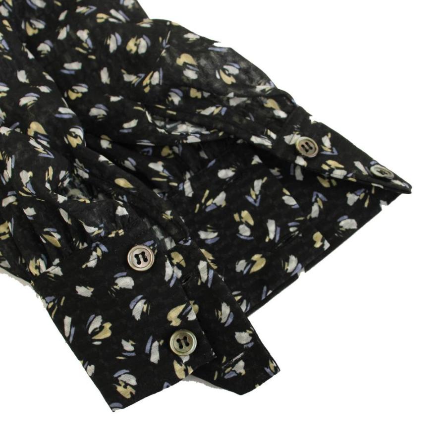 フラワープリント シースルーブラウス theory luxe（セオリーリュクス） SCATTERED FLOWER PRINT HEBENI
