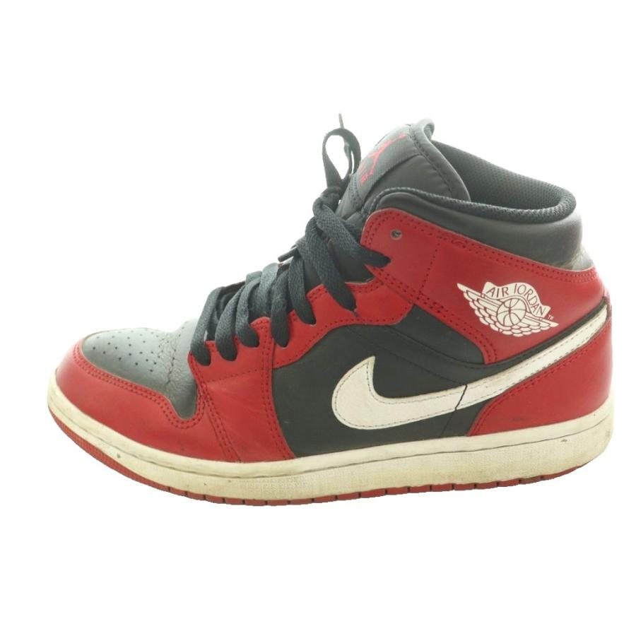 NIKE（ナイキ） エア ジョーダン 1 ミッド ジム レッド ブラック 