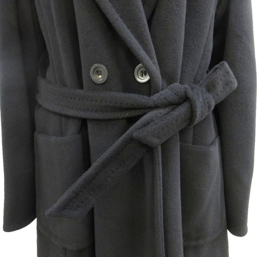 Max Mara（マックスマーラ） コート ウール 44 黒 ブラック 白タグ