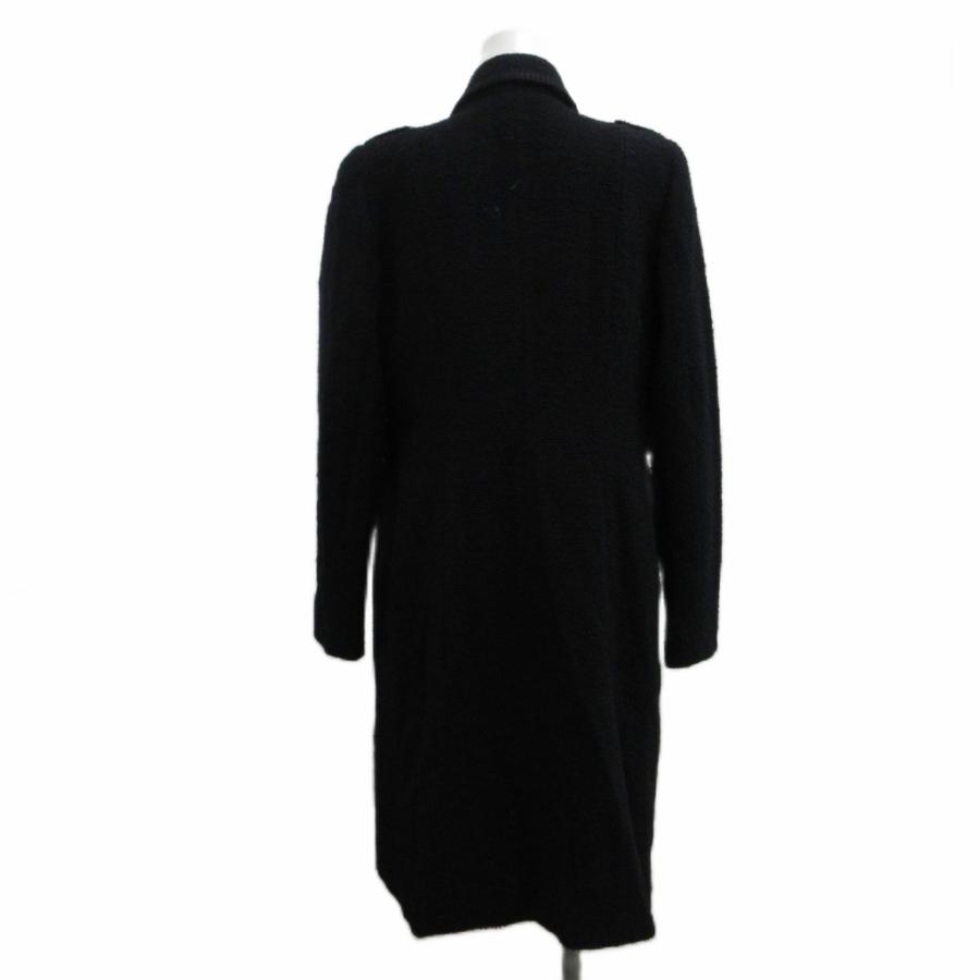 MaxMaraマックスマーラウールコートロング 黒ブラック Max Mara（マックスマーラ） コート アウター ウール 42 黒 ブラック