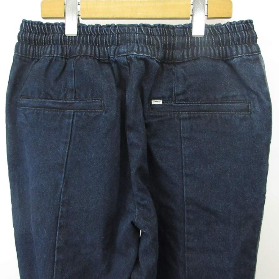 未使用品 サプール SAPEur DENIM TRACK PANTS ジョガーパンツ イージー 