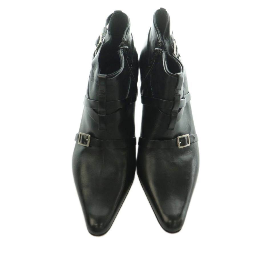 マノロブラニク MANOLO BLAHNIK ブーティ ポインテッドトゥ ピンヒール