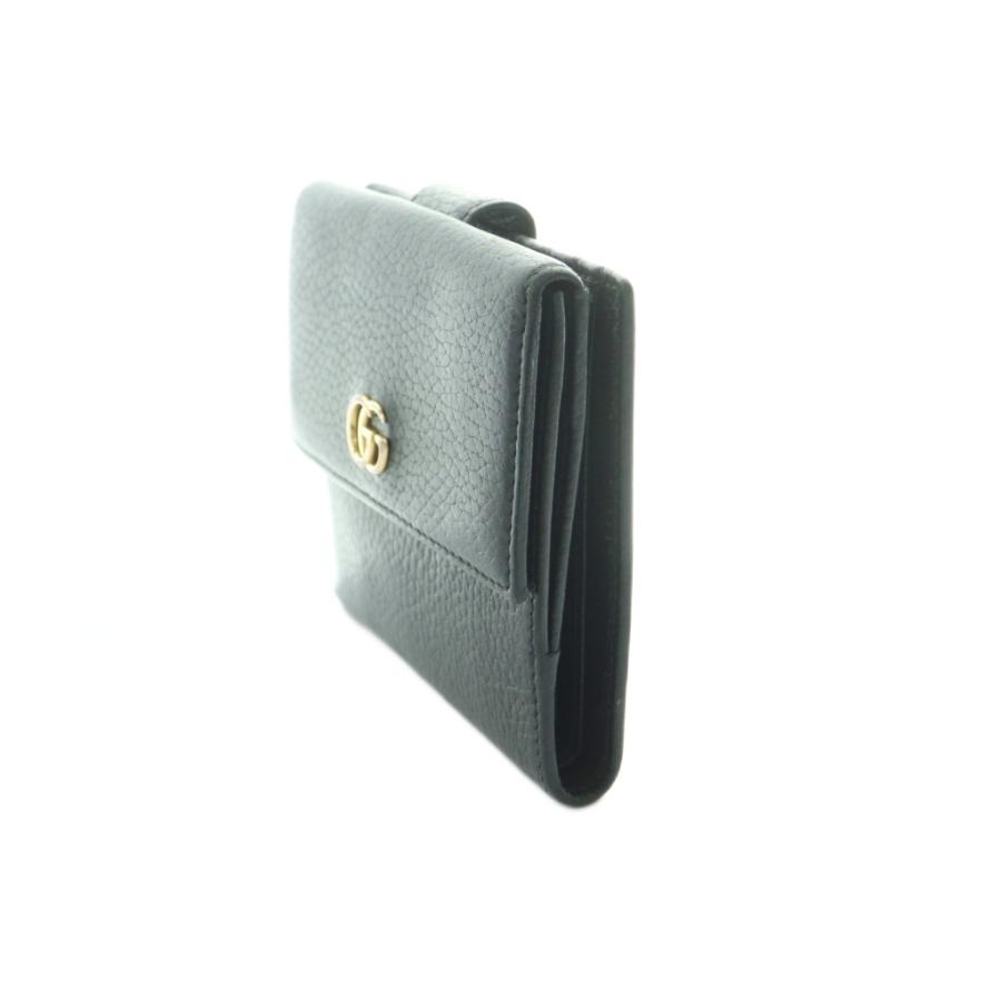 GUCCI（グッチ） GUCCI GGマーモント 財布 二つ折り 小銭入れ レザー