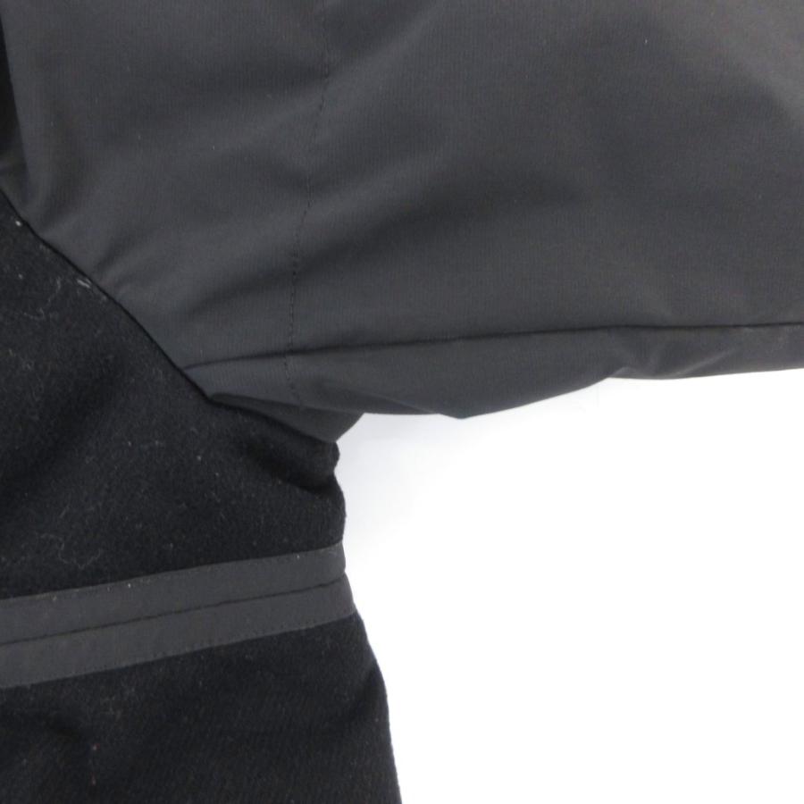 レノマ renoma HOMME ダウンジャケット XL 黒 ブラック フード付き