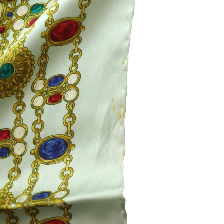 CHANEL（シャネル） ヴィンテージ スカーフ 宝石柄 チェーンモチーフ