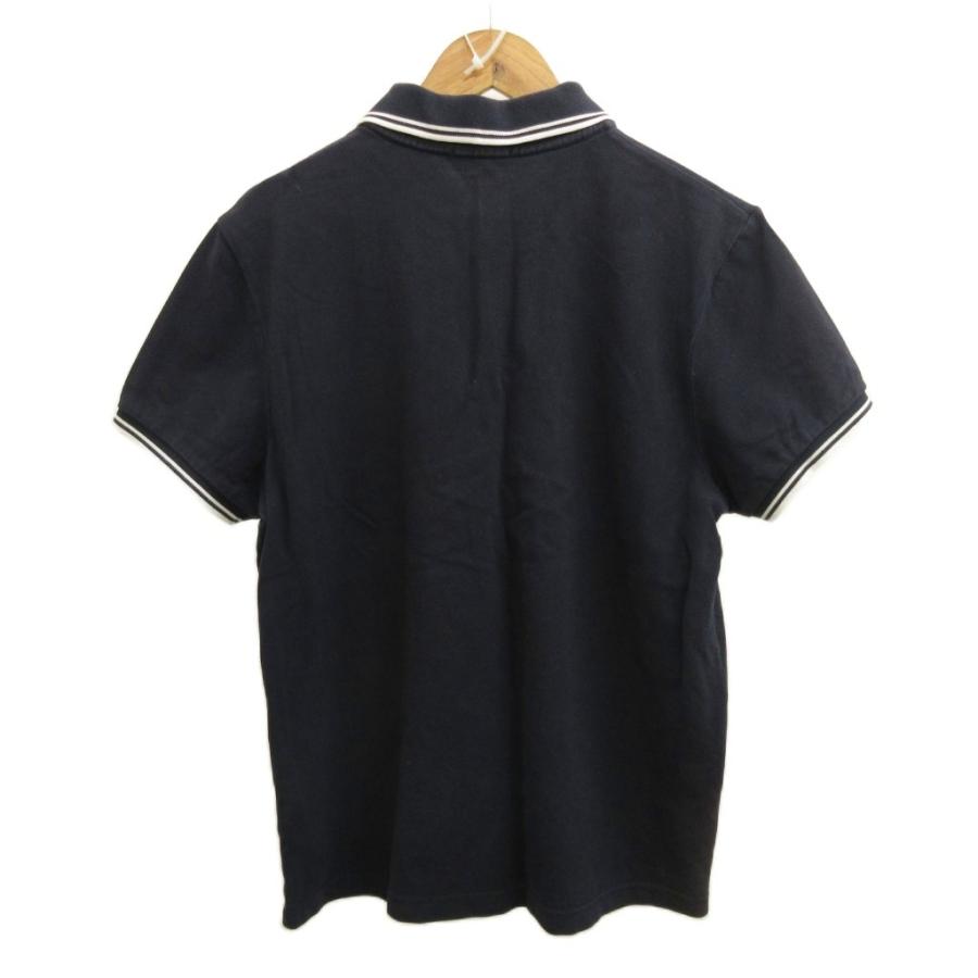 MONCLER ポロシャツ ネイビー 襟ライン 半袖 MONCLER ポロシャツ ネイビー 襟ライン 半袖 MONCLER モンクレール