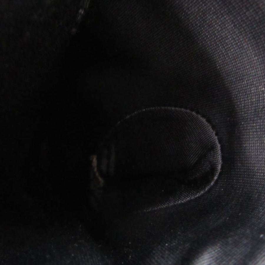 BALENCIAGA（バレンシアガ） レザーグローブ 手袋 ビーズ ロゴ 黒