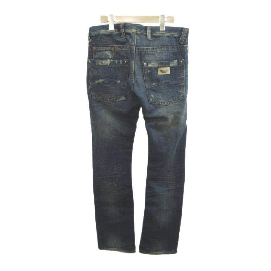 パンツ ARMANI JEANS アルマーニジーンズ ペイント ダメージ デニムパンツ