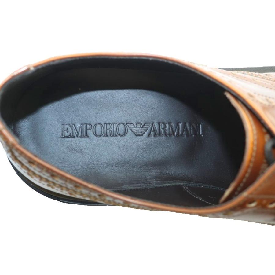 EMPORIO ARMANI エンポリオアルマーニ ダービーシューズ ウィング
