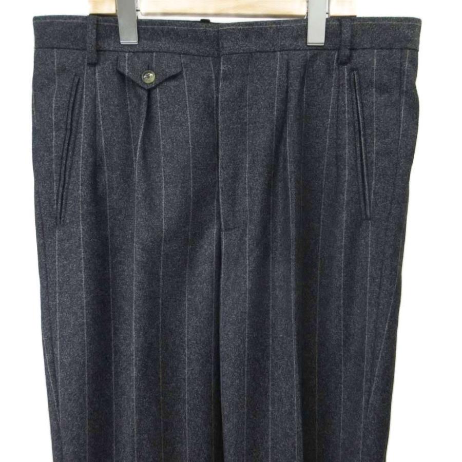 ジョルジオアルマーニ GIORGIO ARMANI スラックスパンツ ウール 48R 黒