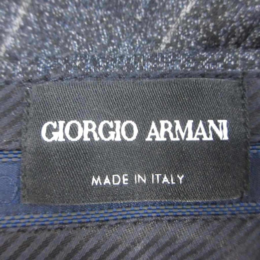 ジョルジオアルマーニ GIORGIO ARMANI スラックスパンツ ウール 48R 黒
