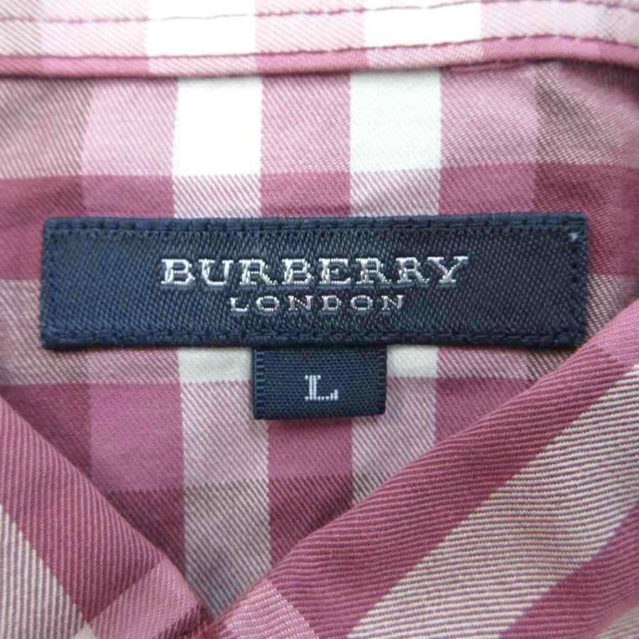 バーバリー ロンドン BURBERRY LONDON 長袖チェックシャツ シャツ L