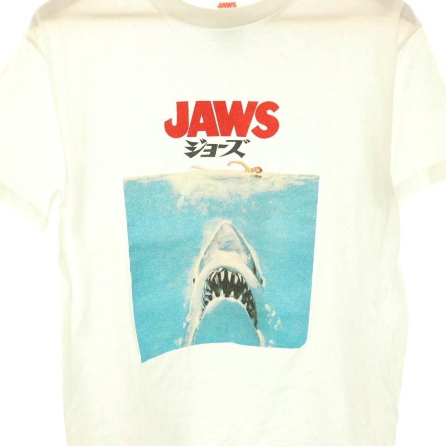 WACKO MARIA JAWS コラボ Tシャツ ホワイト WACKO MARIA（ワコマリア） WACKO MARIA 25SS JAWSコラボTシャツ