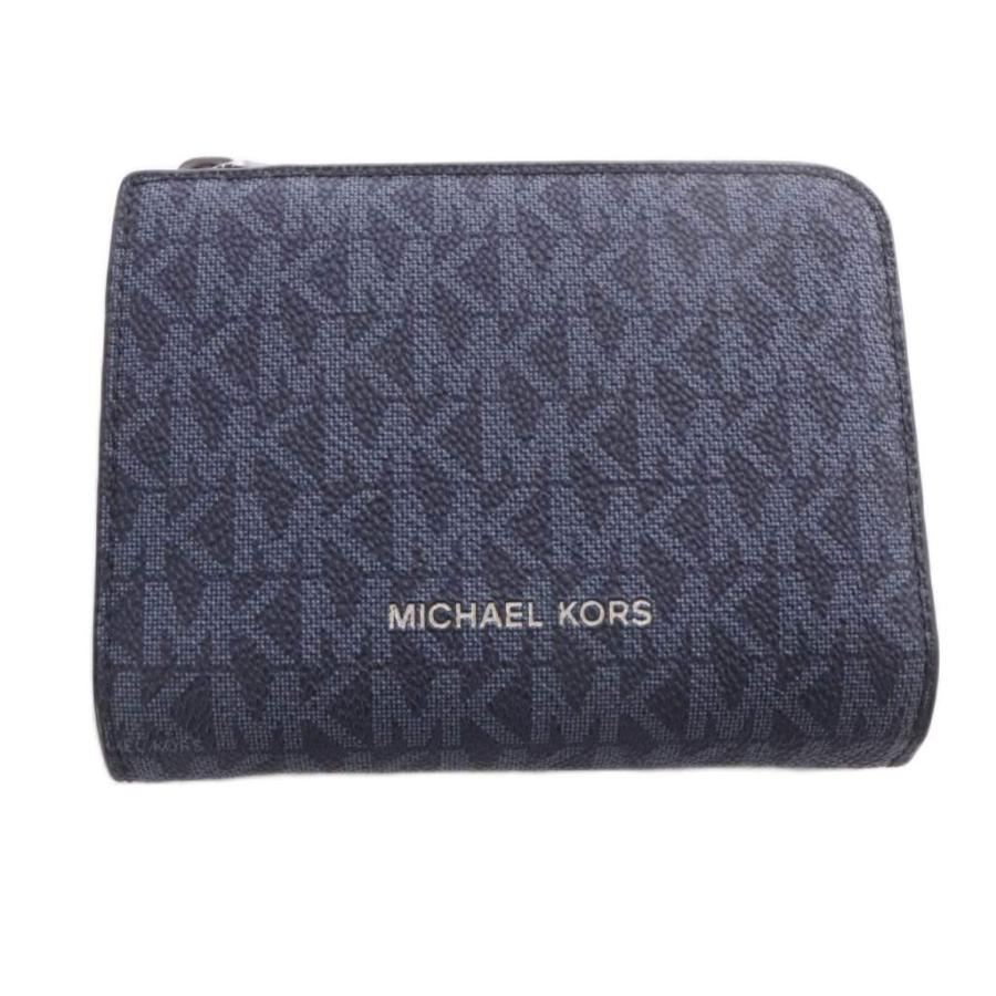 マイケルコース MICHAEL KORS 財布 二つ折り MKシグネチャー PVC