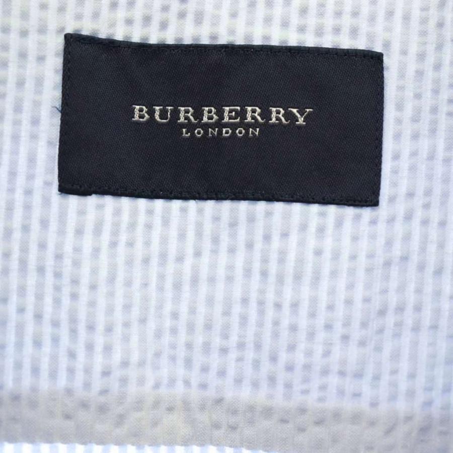 ✨極美品✨BurberryLondon ジャケット 　36(S) カシミヤ混 バーバリー ロンドン BURBERRY LONDON シアサッカージャケット ロゴ