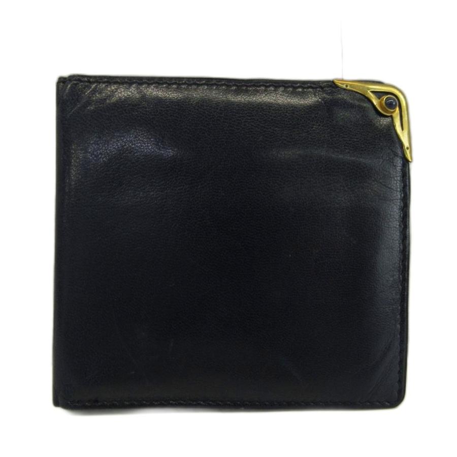 Cartier（カルティエ） サファイアライン 財布 二つ折り 牛革 レザー