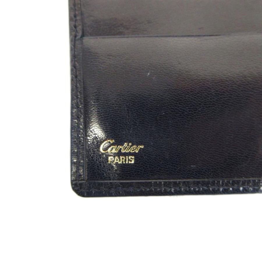 Cartier（カルティエ） サファイアライン 財布 二つ折り 牛革 レザー