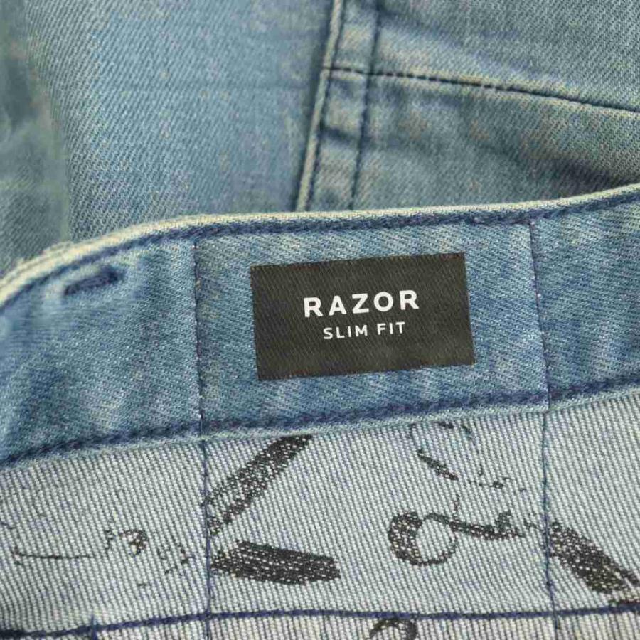デンハム DENHAM razor デニム ジーンズ パンツ テーパード ボタン