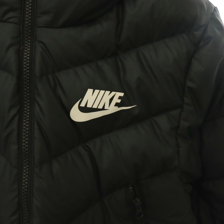 NIKE（ナイキ） ダウンジャケット ジップアップ フード S ブラック