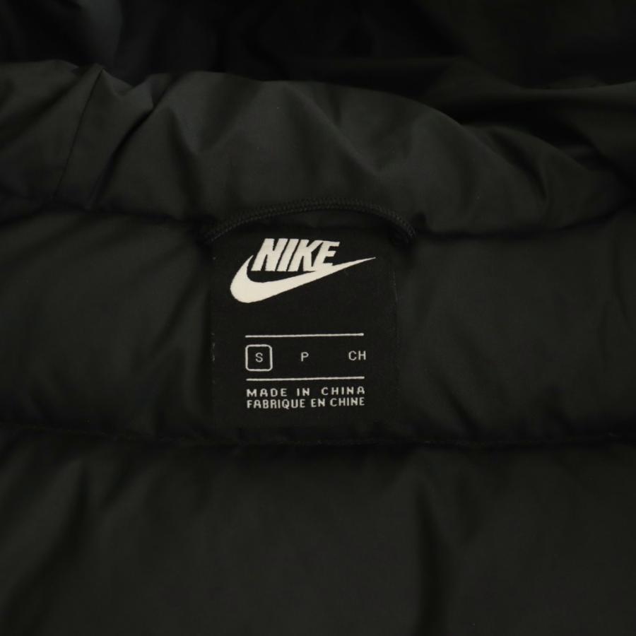 NIKE（ナイキ） ダウンジャケット ジップアップ フード S ブラック