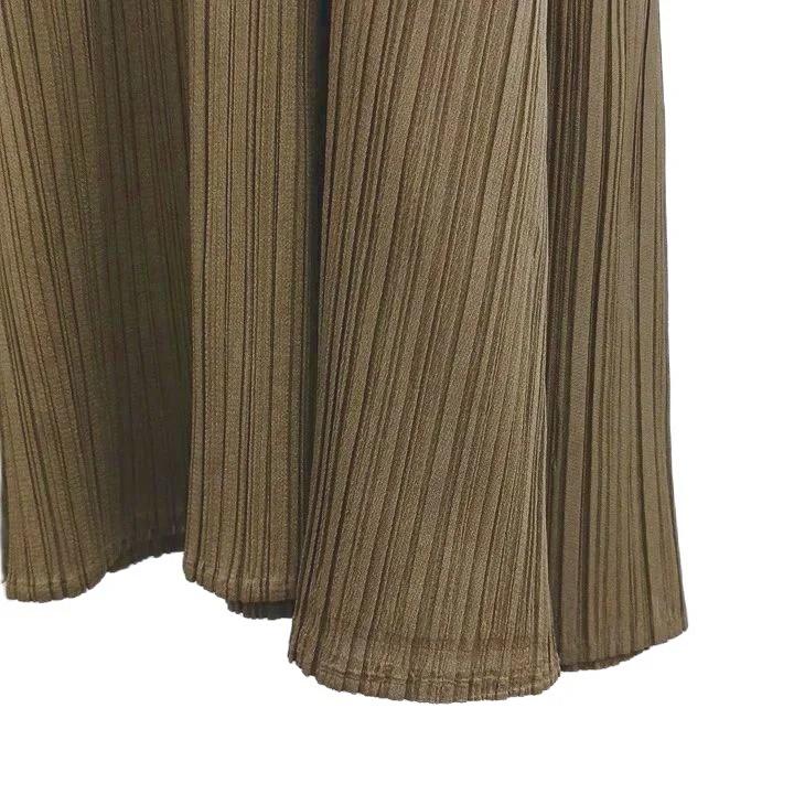 プリーツプリーズ PLEATS PLEASE プリーツスカート フレア 1 緑