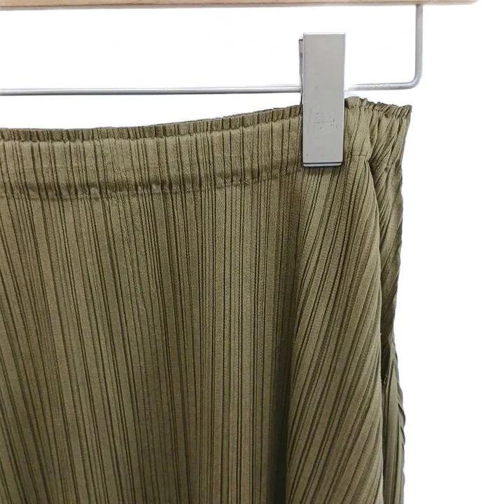 プリーツプリーズ PLEATS PLEASE プリーツスカート フレア 1 緑