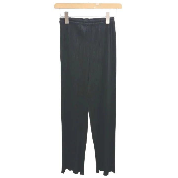 プリーツプリーズ　黒パンツ2枚 プリーツプリーズ PLEATS PLEASE イージープリーツパンツ ストレート