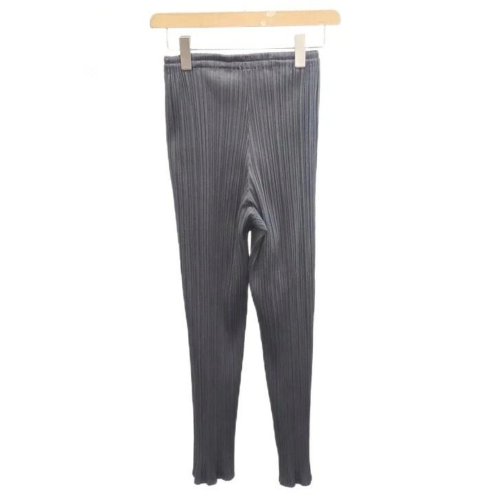 プリーツプリーズ PLEATS PLEASE プリーツパンツ ストレート 1 グレー