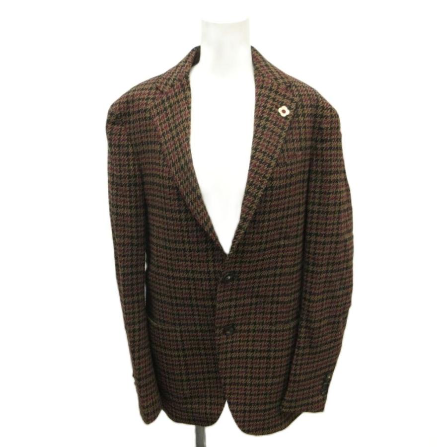 ラルディーニ LARDINI MOWEAR テーラードジャケット チェック柄