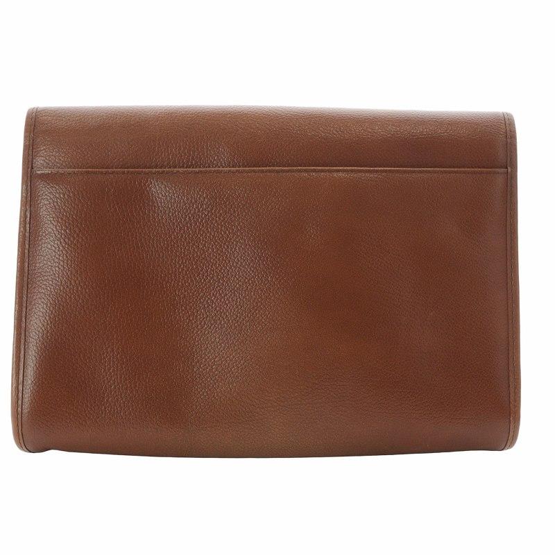 YVES SAINT LAURENT クラッチバッグ ブラウン　男女　未使用 Yves Saint Laurent イヴ・サンローラン YVES SAINT LAURENT