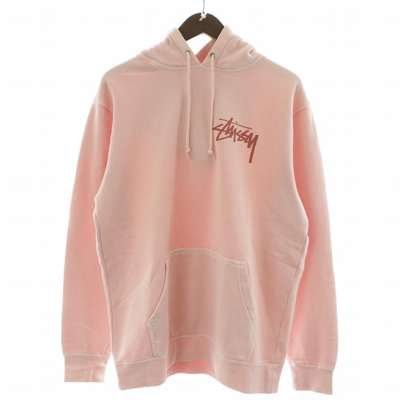 ステューシー STUSSY スウェット トレーナー パーカー フーディ ロゴ M 
