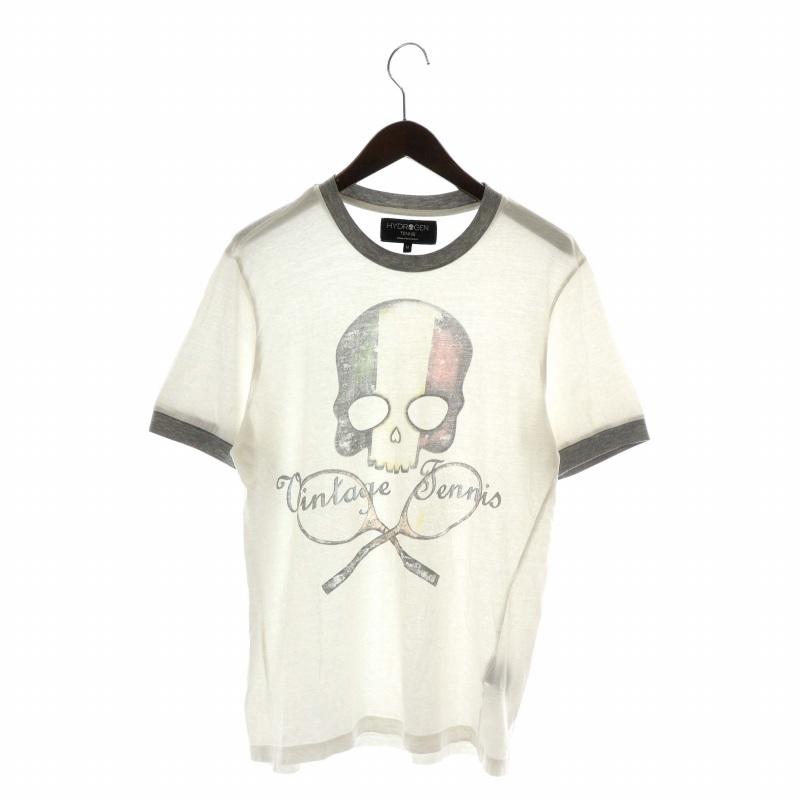 ハイドロゲン HYDROGEN リンガーTシャツ カットソー 半袖 クルーネック 