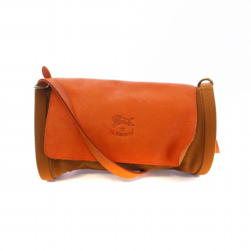 イルビゾンテ IL BISONTE クロスボディバッグ ショルダー レザー 牛革 