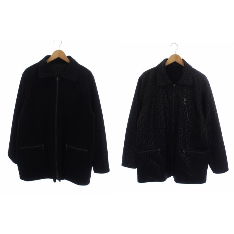 フェンディ FENDI ステンカラージャケット ブルゾン リバーシブル 長袖  