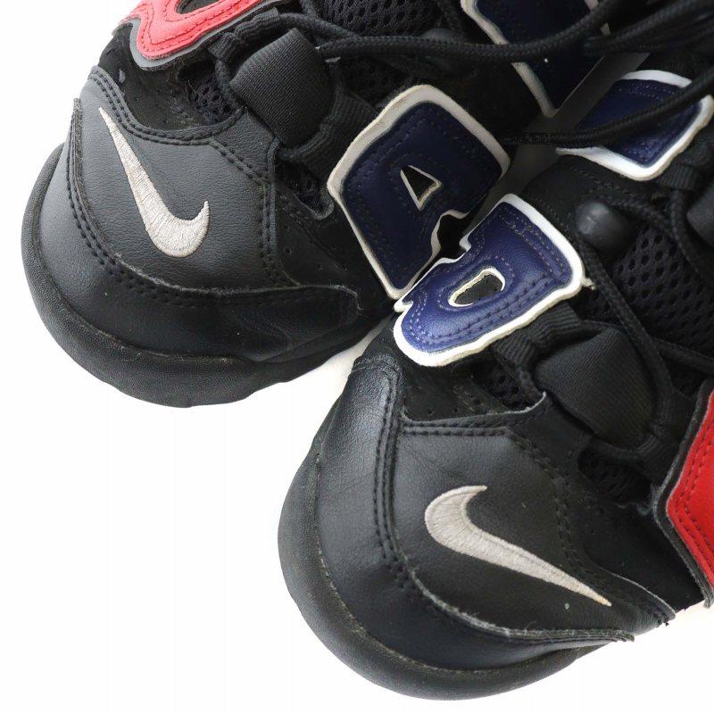 NIKE（ナイキ） NIKE AIR MORE UPTEMPO 96 BLACK UNIVERSITY RED エア