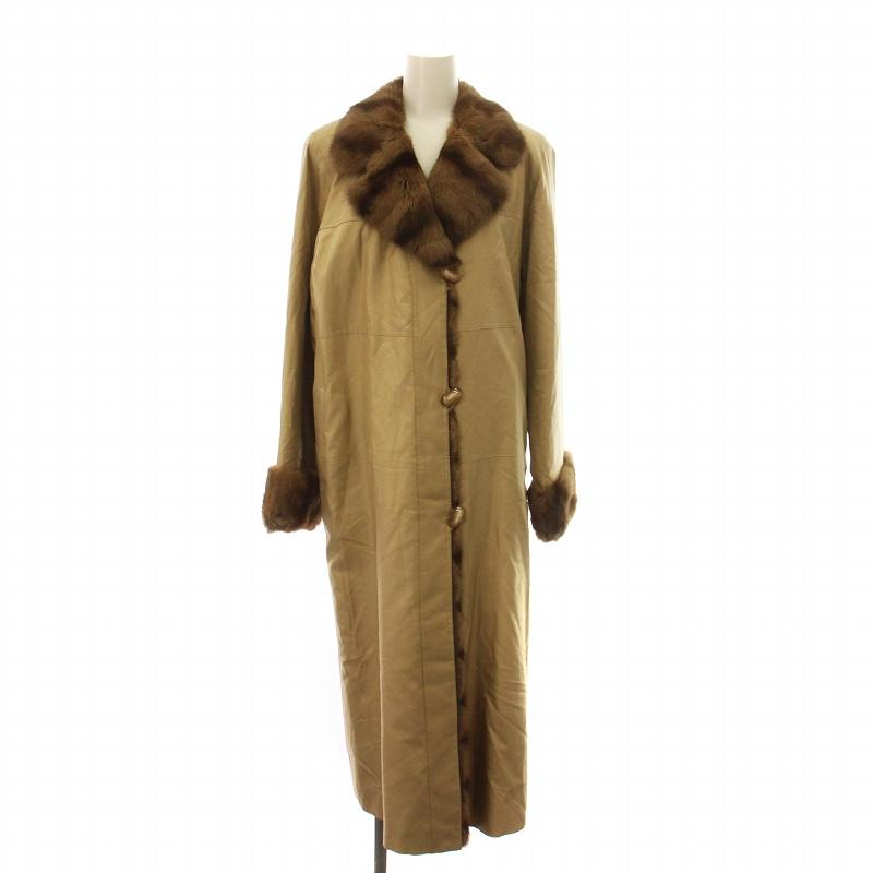 レジャンス regence ロングコート 長袖 裏地キルティング ロリスファー  