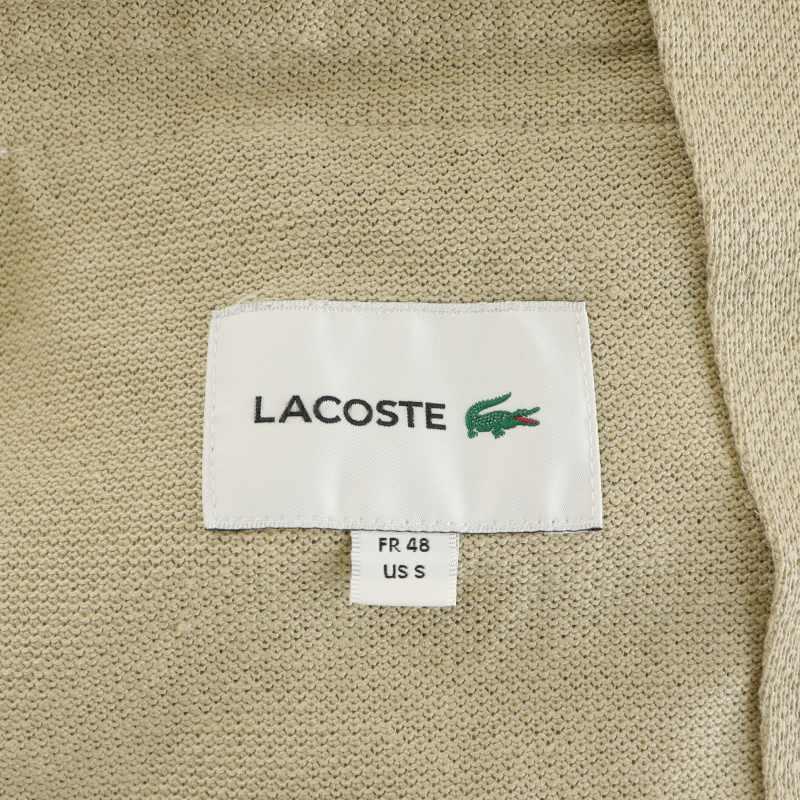 完売品 美品 現行 ラコステ テーラードジャケット 再生繊維 リネン SDGs 完売品 美品 現行 ラコステ テーラードジャケット 再生繊維