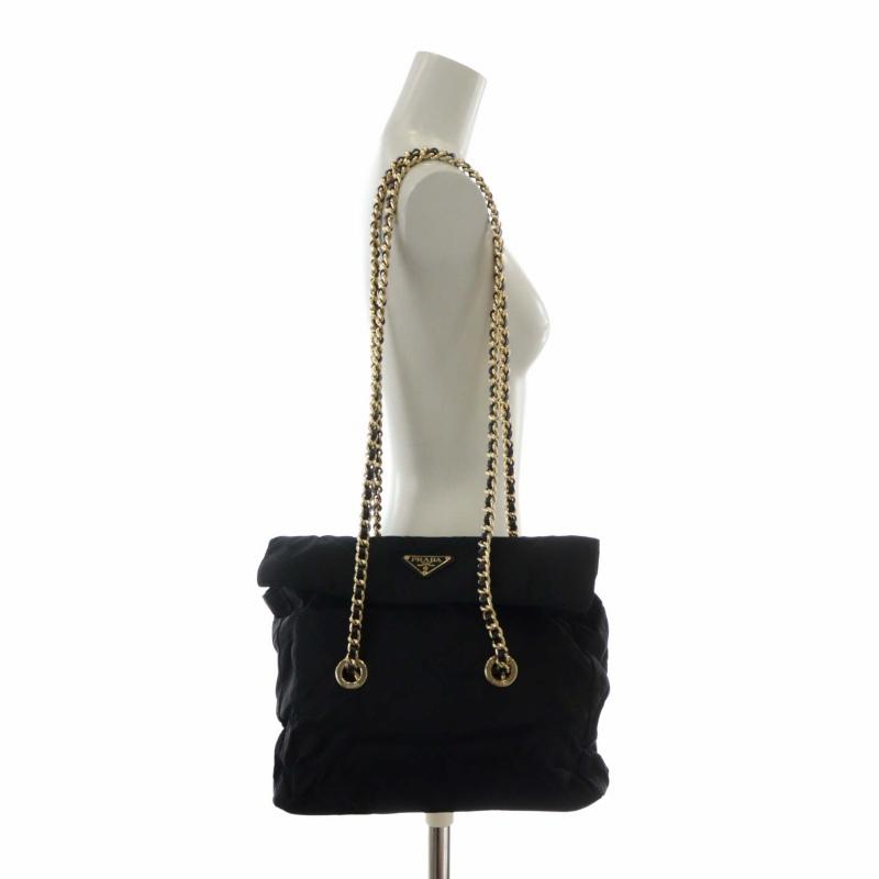 PRADA プラダ チェーン ショルダー バッグ ナイロン PRADA プラダ チェーン ショルダー バッグ ナイロン