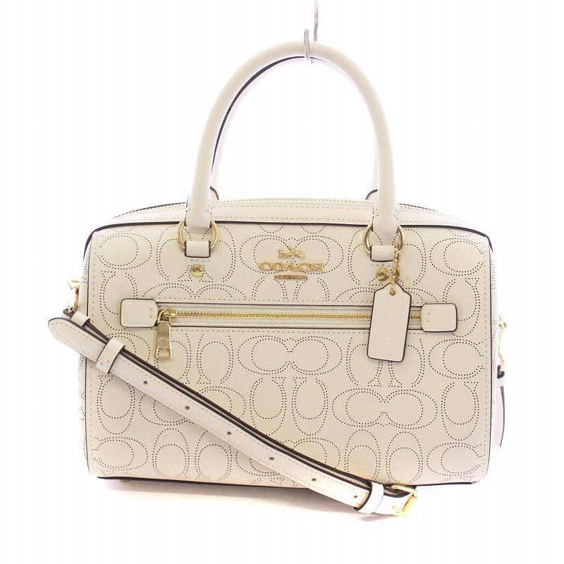 コーチ COACH 1006 ラグジュアリー ボストン バッグ ショルダー 2WAY 
