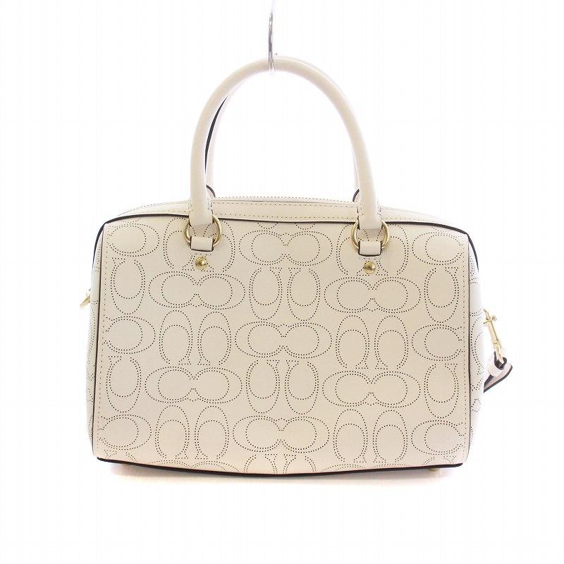 コーチ COACH 1006 ラグジュアリー ボストン バッグ ショルダー 2WAY 